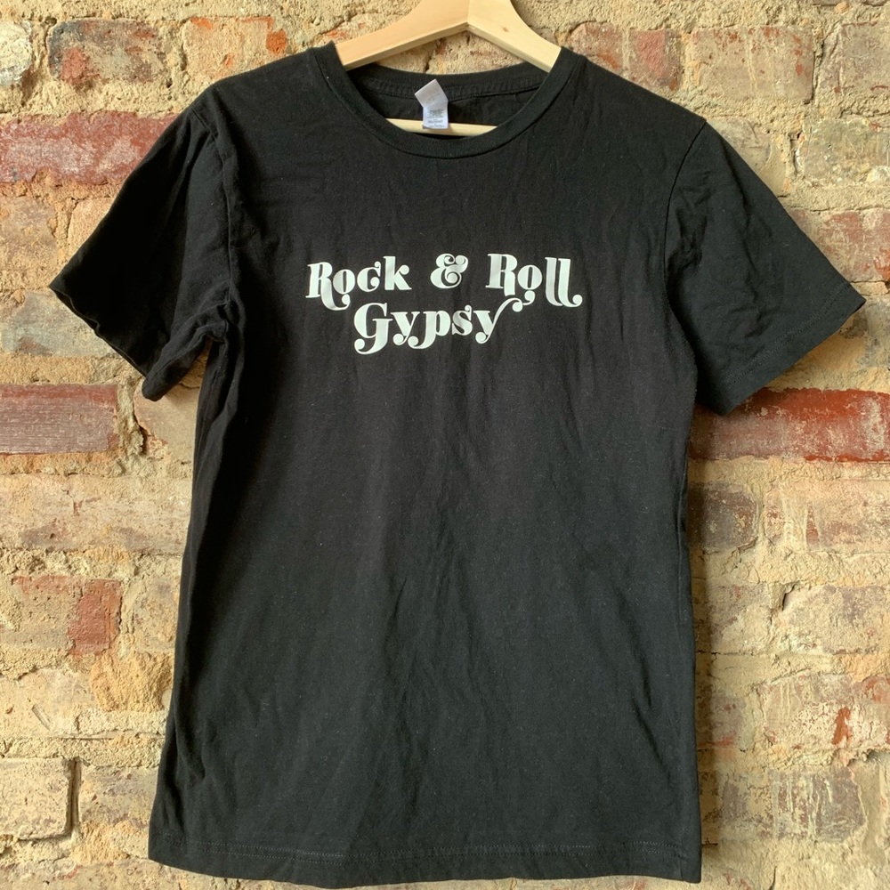 Black Vintage Tee Rock n Roll Gypsy